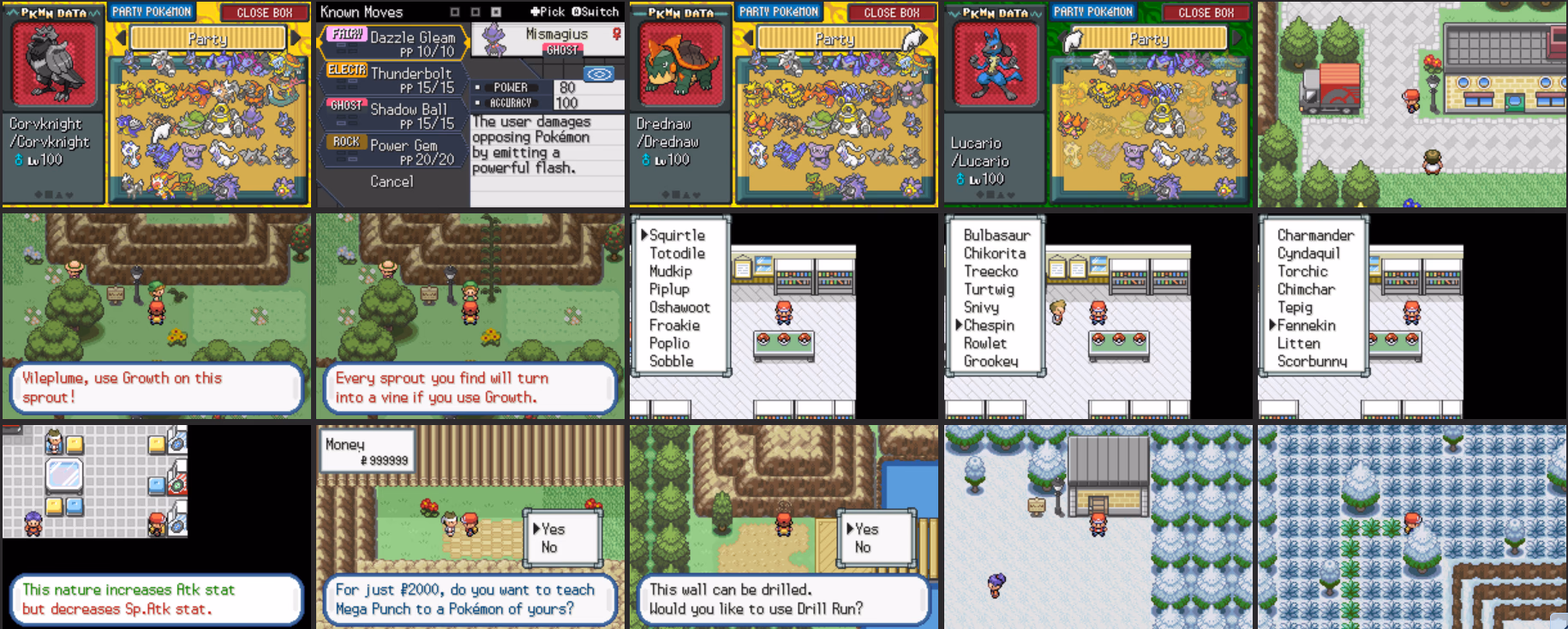 Pokémon - Fire Red Extended (GBA) Gameplay Screenshot 2 - Gohan's Tips