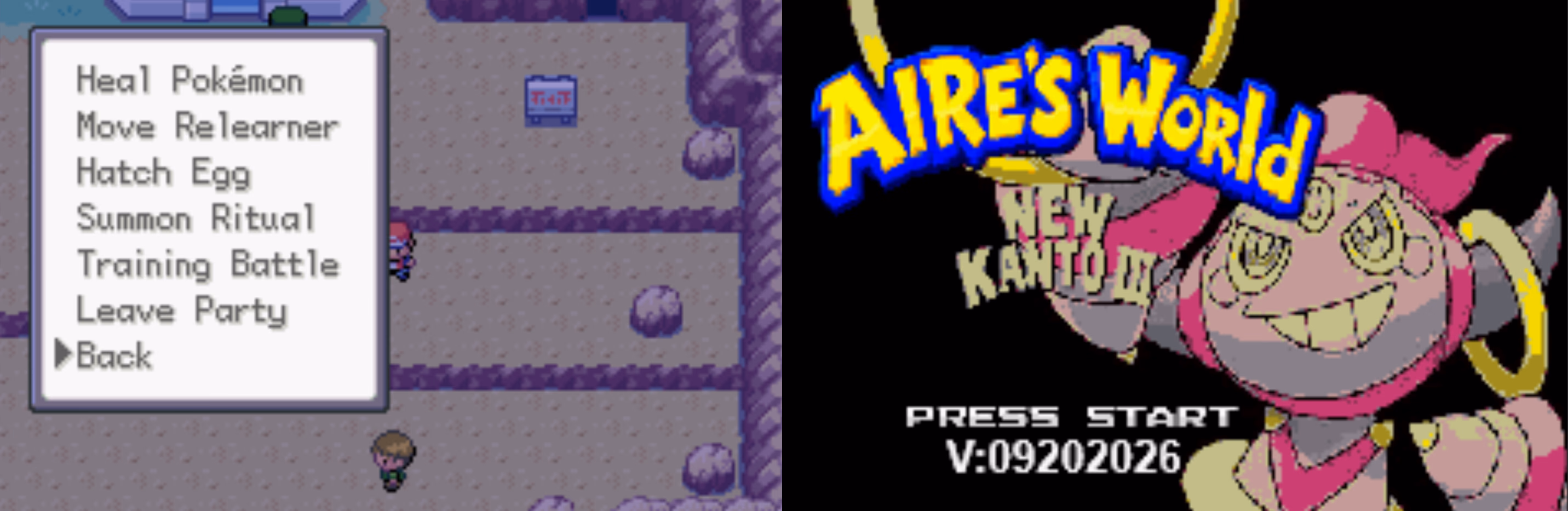 Pokémon AIRE'S World (GBA) Gameplay Screenshot 1 - Gohan's Tips