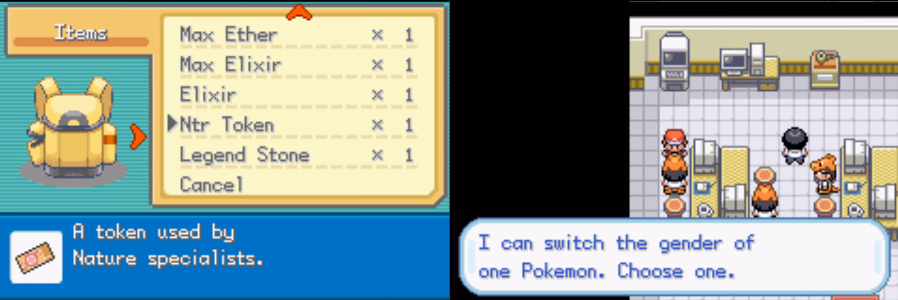 Pokémon AIRE'S World (GBA) Gameplay Screenshot 4 - Gohan's Tips