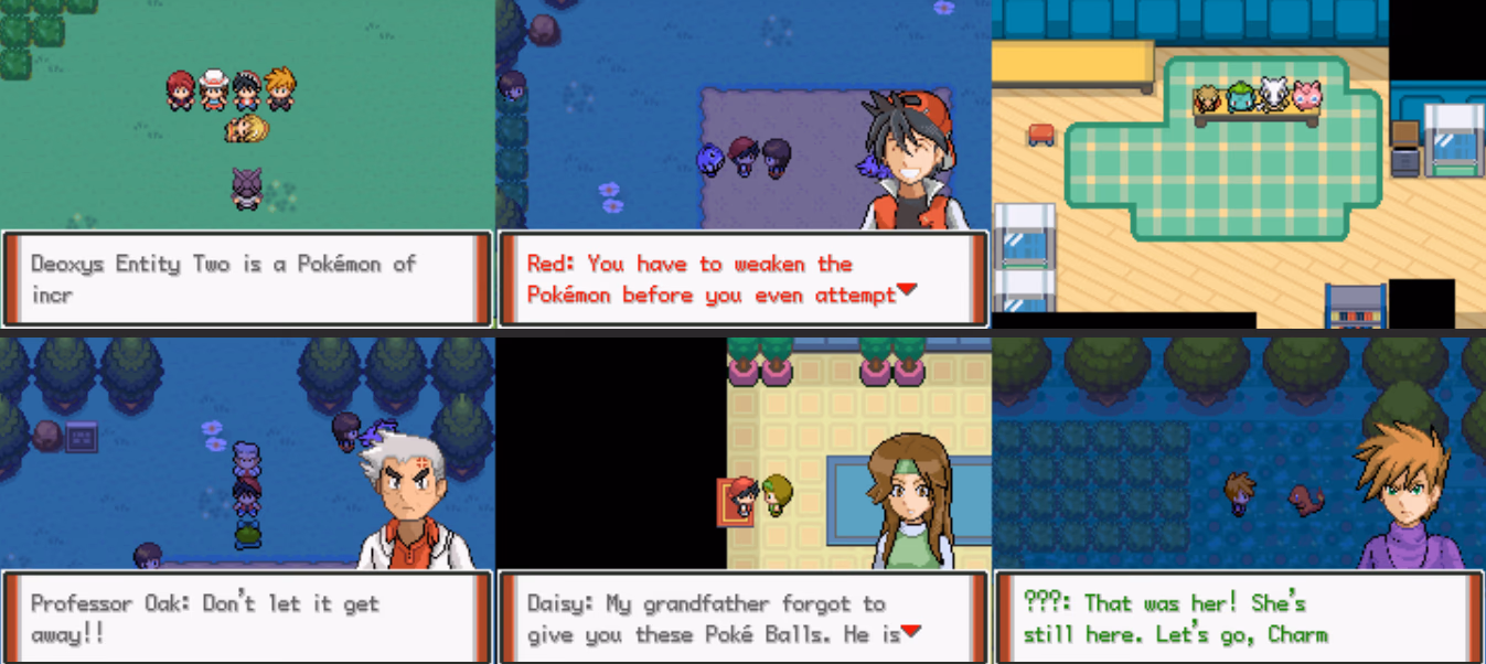 Pokémon Adventure Red Chapter (GBA) Gameplay Screenshot 1 - Gohan's Tips