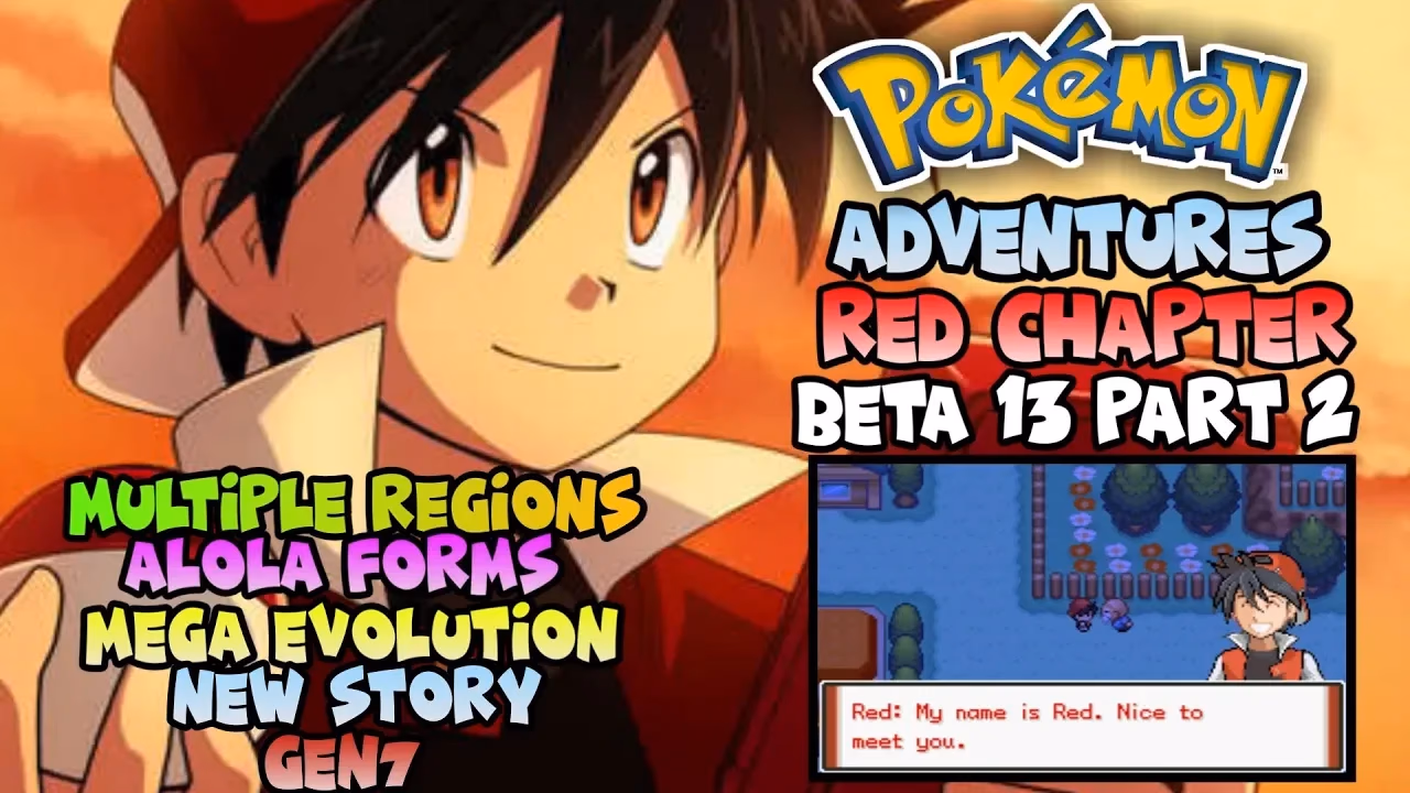 Download Pokémon Adventure Red Chapter GBA ROM Hack - Background Aura - Gohan's Tips