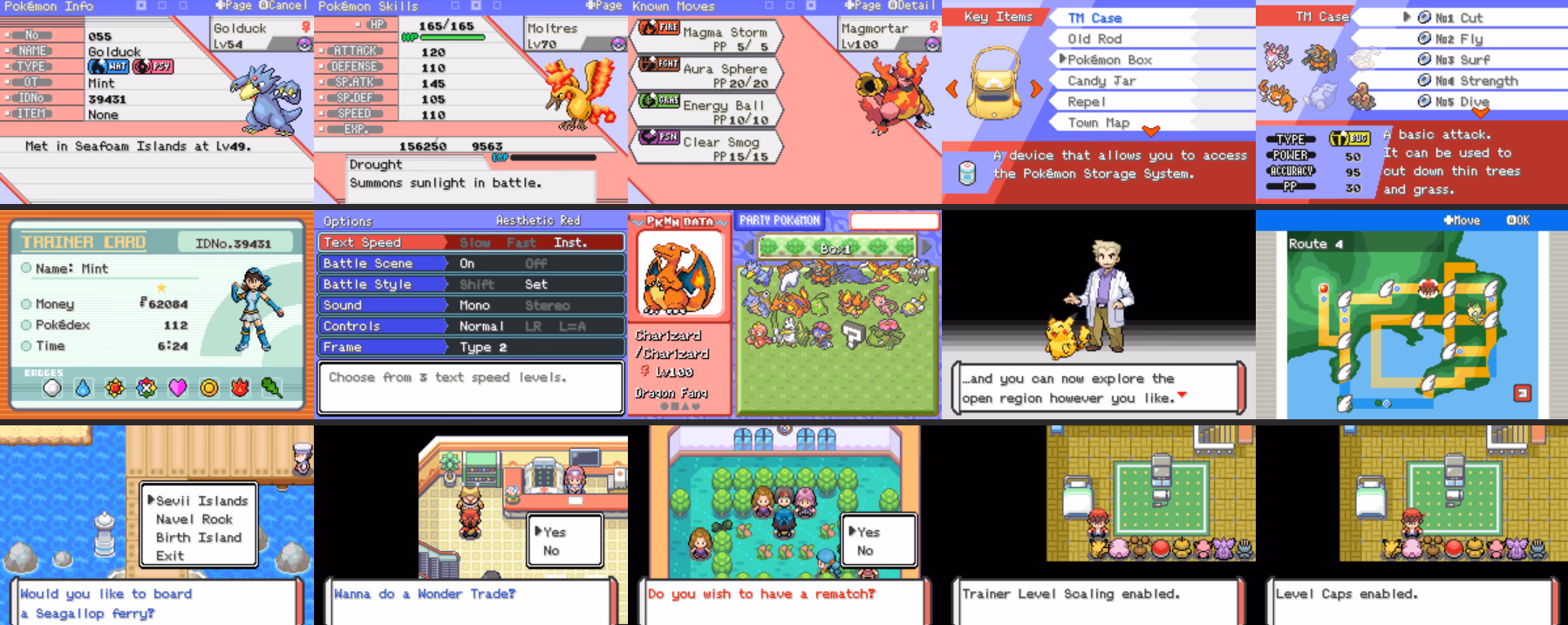 Pokémon Aesthetic Red (GBA) Gameplay Screenshot 2 - Gohan's Tips