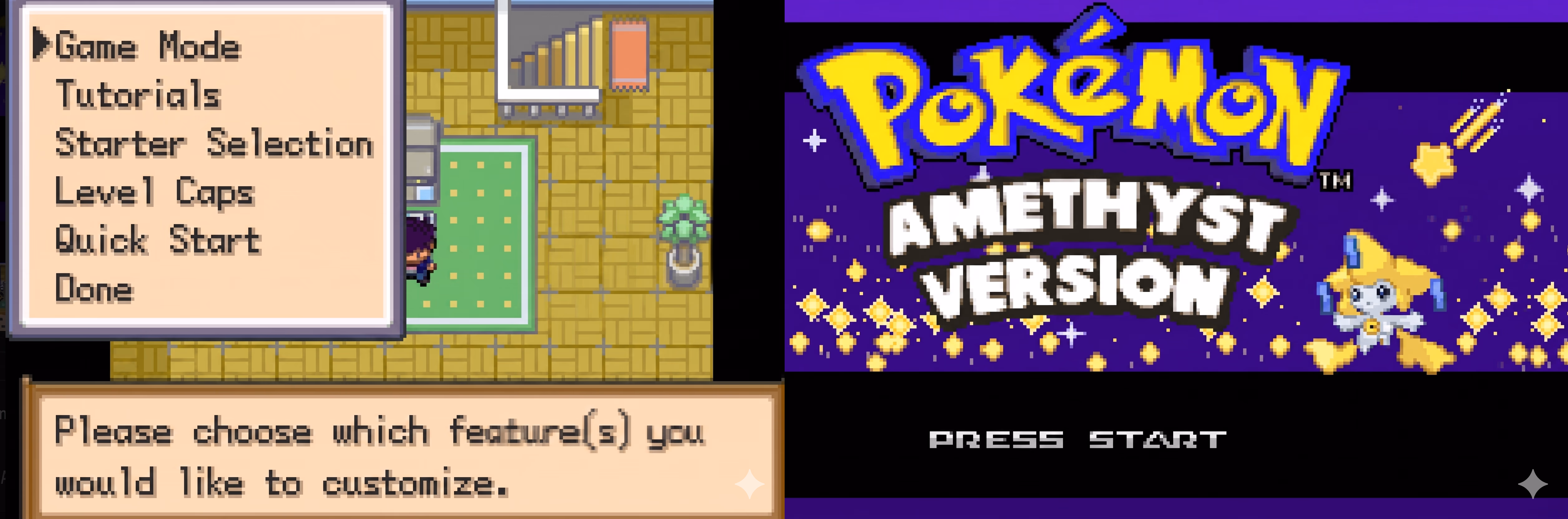 Pokémon Amethyst GBA (GBA) Gameplay Screenshot 1 - Gohan's Tips