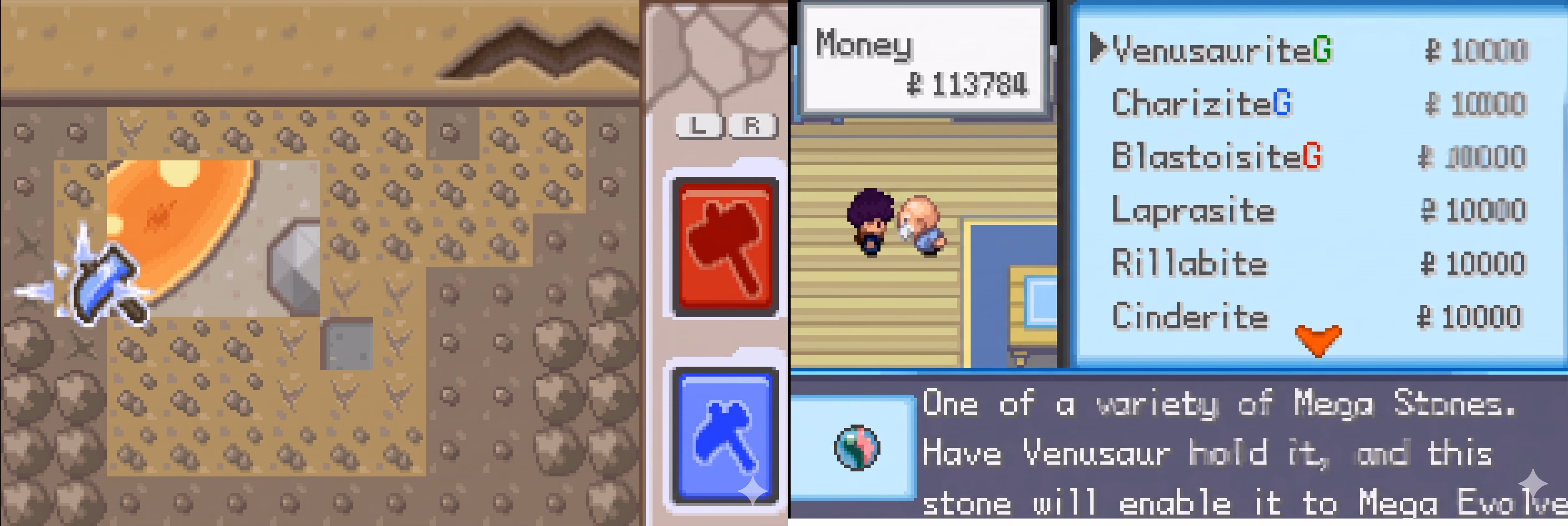 Pokémon Amethyst GBA (GBA) Gameplay Screenshot 4 - Gohan's Tips