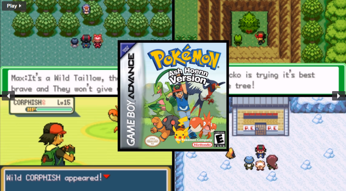Pokémon Ash Hoenn (GBA) Gameplay Screenshot 1 - Gohan's Tips