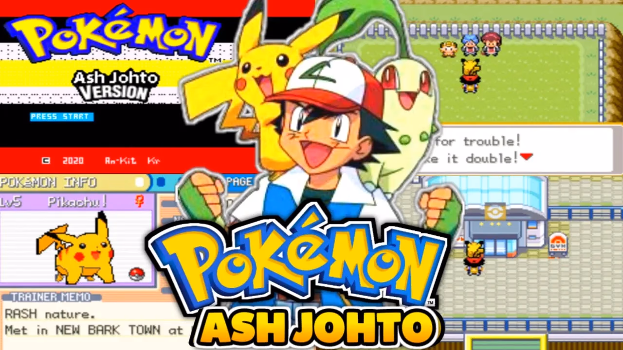 Download Pokémon Ash Johto GBA ROM Hack - Background Aura - Gohan's Tips