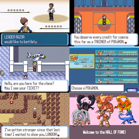 Pokémon Battle Fire (GBA) Gameplay Screenshot 1 - Gohan's Tips