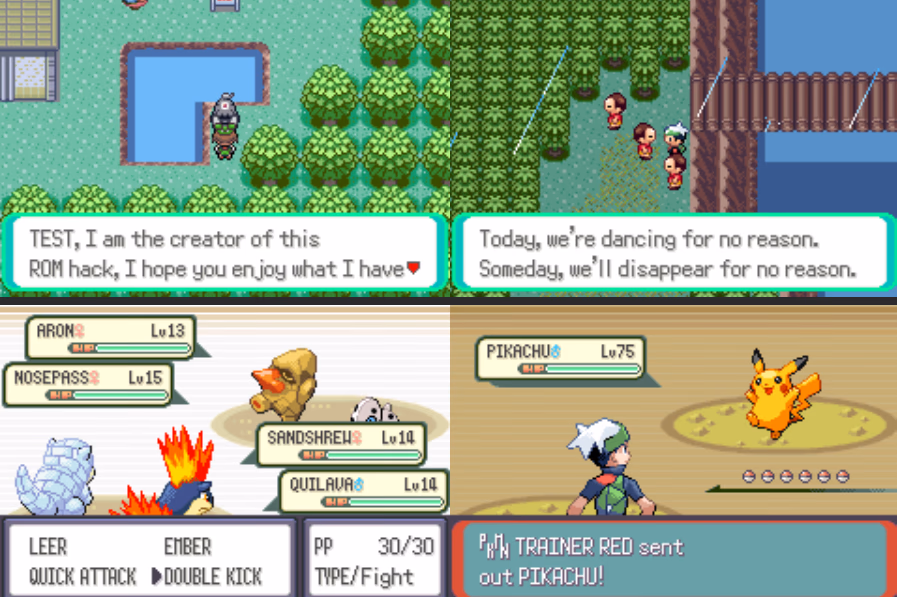 Pokémon Billowing Emerald (GBA) Gameplay Screenshot 1 - Gohan's Tips