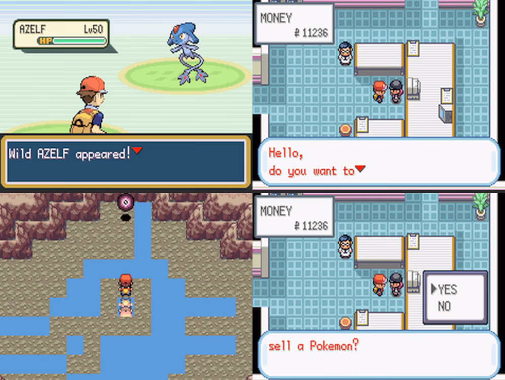 Pokémon Blue Reborn (GBA) Gameplay Screenshot 1 - Gohan's Tips