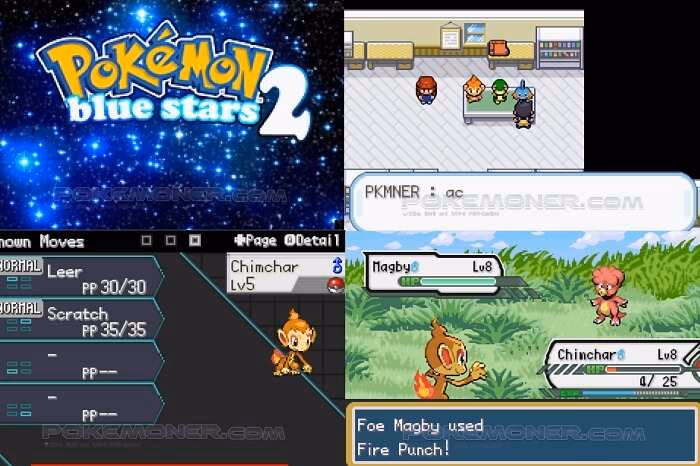 Pokémon Blue Stars 2 (GBA) Gameplay Screenshot 1 - Gohan's Tips