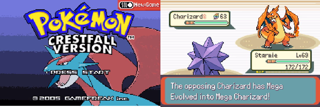 Pokémon Crestfall (GBA) Gameplay Screenshot 1 - Gohan's Tips