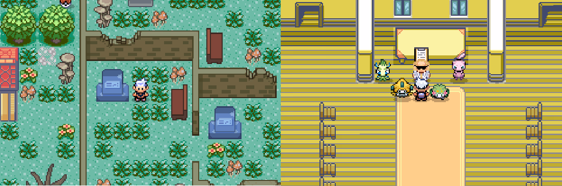 Pokémon Crestfall (GBA) Gameplay Screenshot 2 - Gohan's Tips
