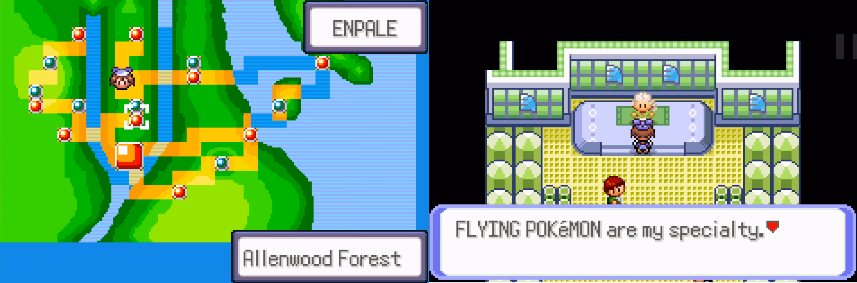 Pokémon Crestfall (GBA) Gameplay Screenshot 3 - Gohan's Tips
