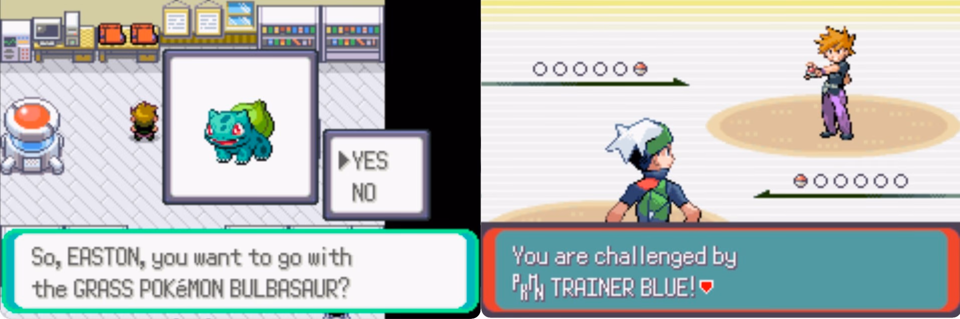 Pokémon Crossroads (GBA) Gameplay Screenshot 2 - Gohan's Tips