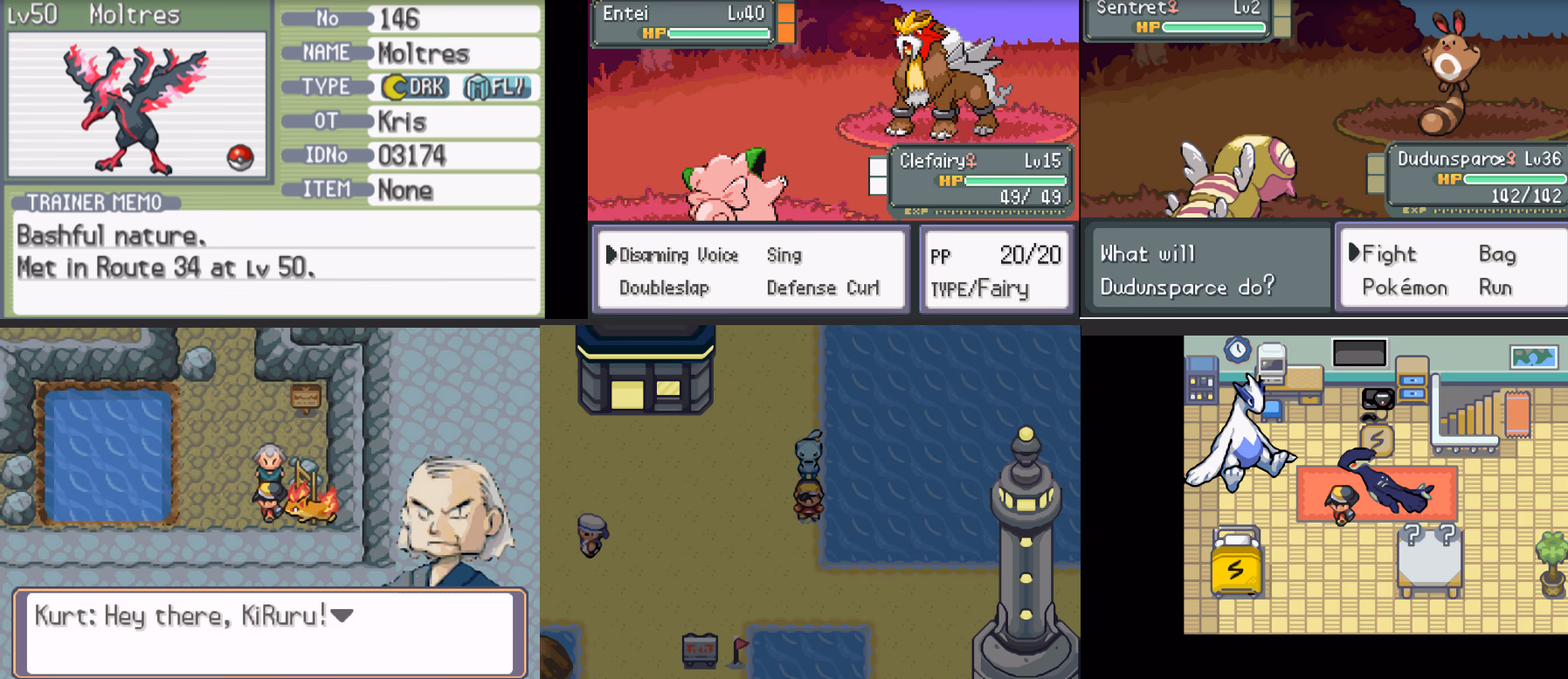 Pokémon Crystal Advance Redux (GBA) Gameplay Screenshot 2 - Gohan's Tips