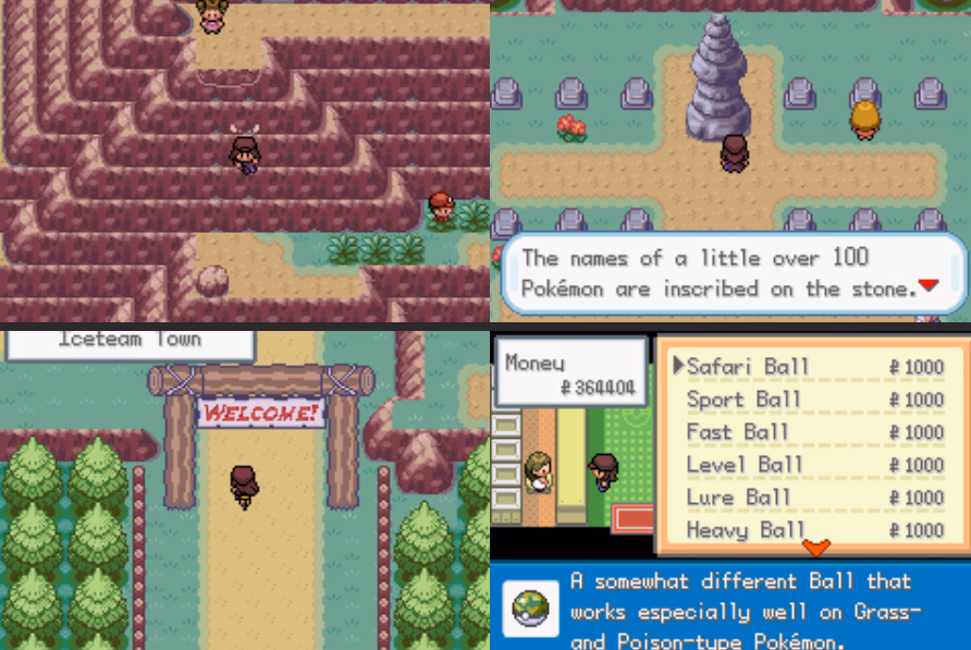 Pokémon Dreams (GBA) Gameplay Screenshot 2 - Gohan's Tips