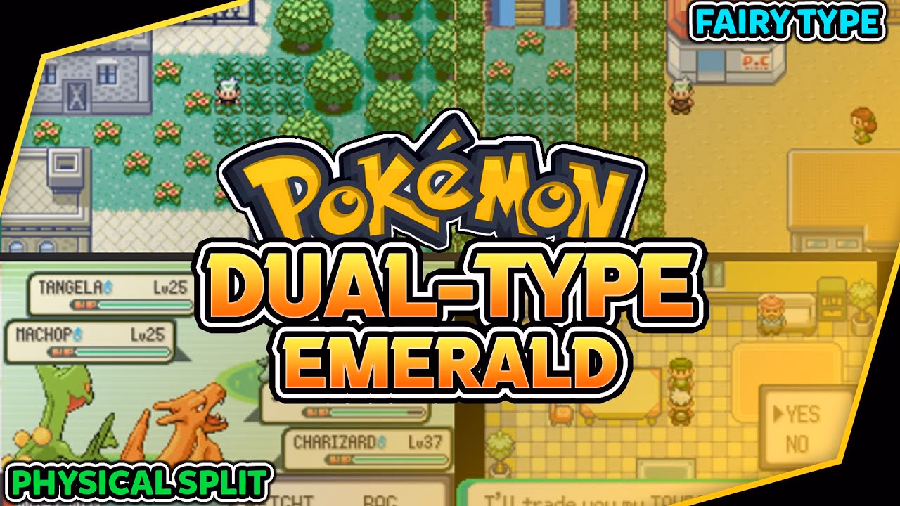Download Pokémon Dual-type Emerald GBA ROM Hack - Background Aura - Gohan's Tips
