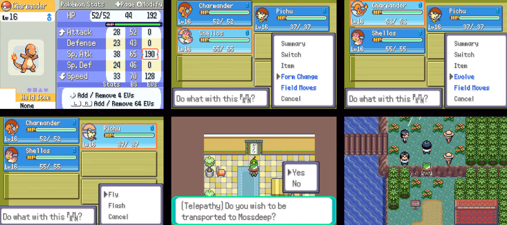 Pokémon Elite Redux (GBA) Gameplay Screenshot 3 - Gohan's Tips