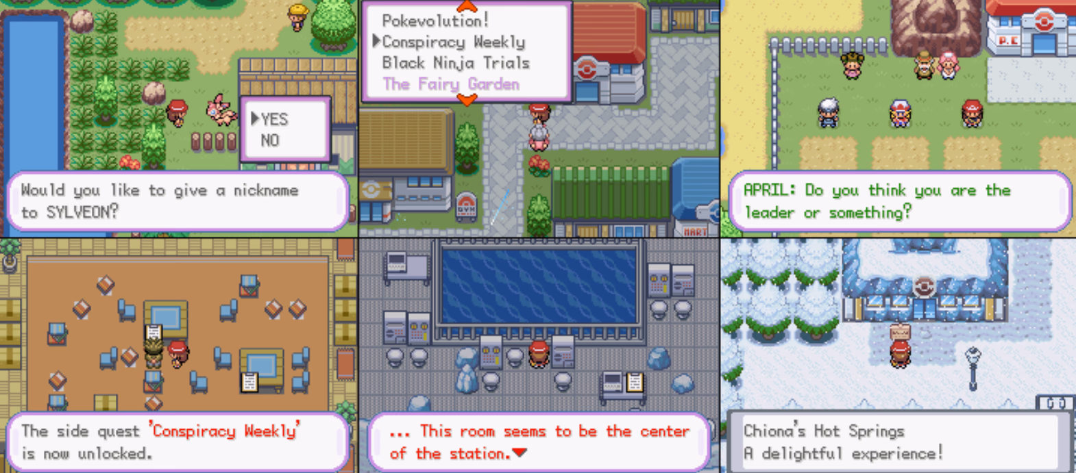 Pokémon Elysium (GBA) Gameplay Screenshot 1 - Gohan's Tips