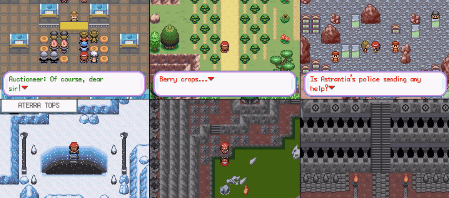 Pokémon Elysium (GBA) Gameplay Screenshot 2 - Gohan's Tips