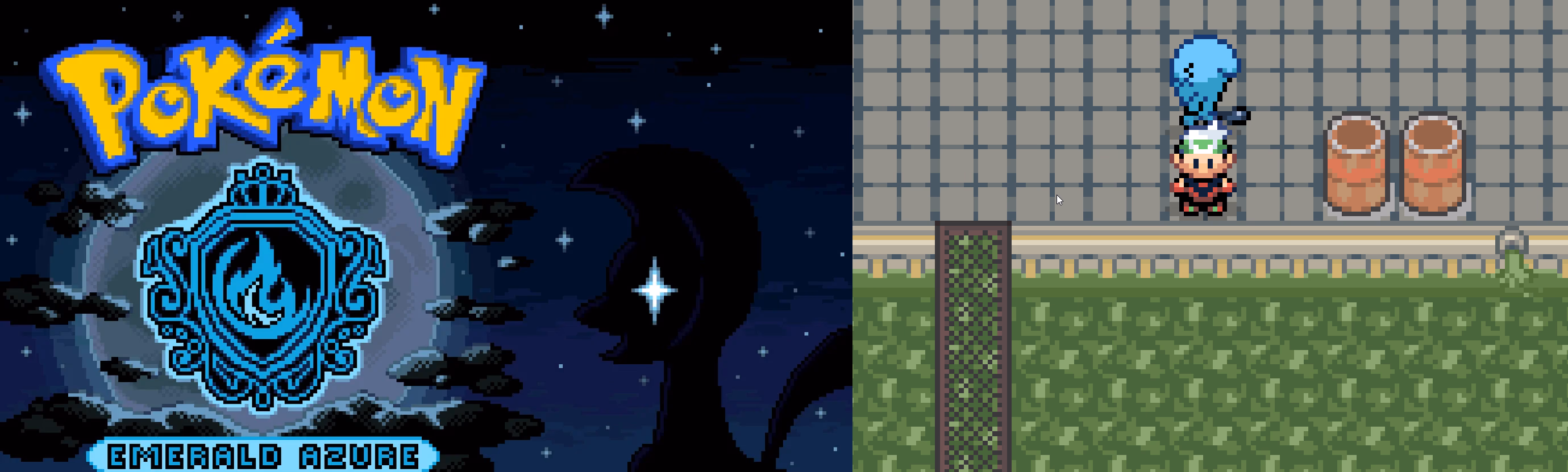 Pokémon Emerald Azure (GBA) Gameplay Screenshot 1 - Gohan's Tips