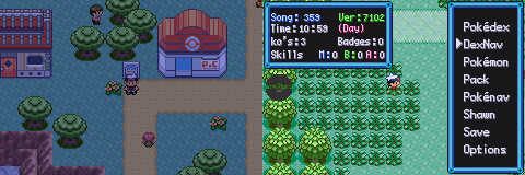 Pokémon Emerald Enhanced (GBA) Gameplay Screenshot 4 - Gohan's Tips