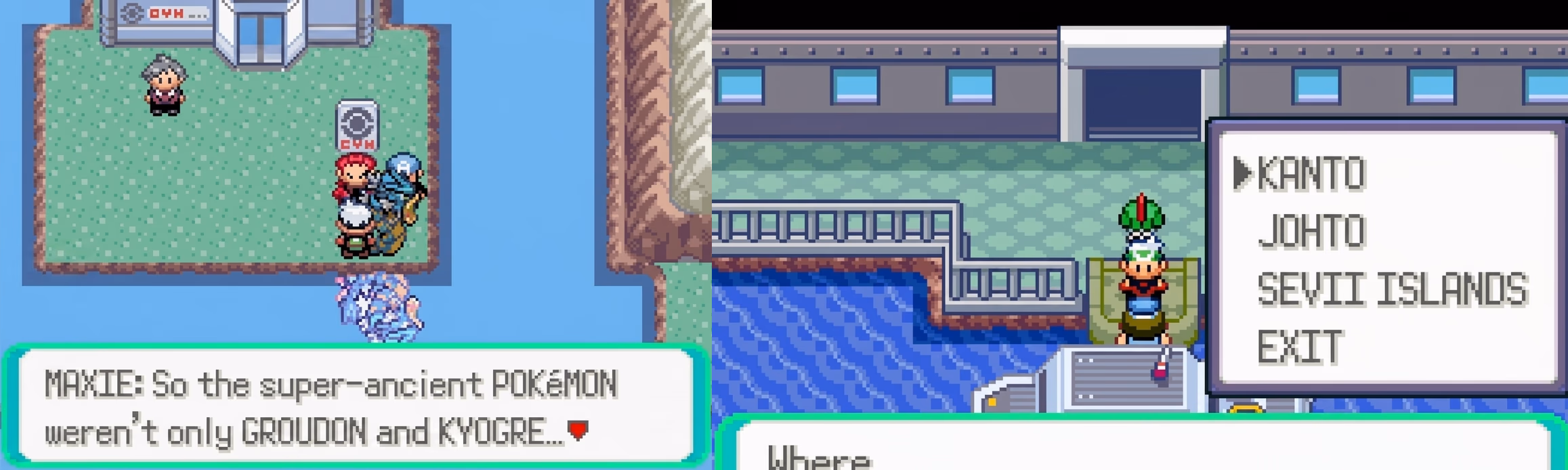 Pokémon Emerald Extended Cut Classic+ (GBA) Gameplay Screenshot 4 - Gohan's Tips