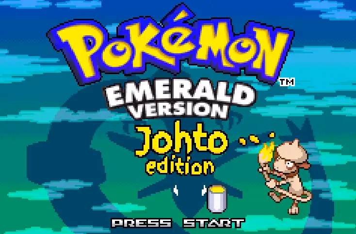Pokémon Emerald: Johto Edition (GBA) Gameplay Screenshot 1 - Gohan's Tips