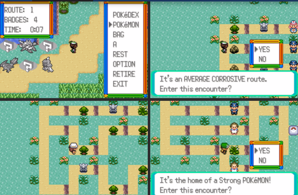 Pokémon Emerald Rogue (GBA) Gameplay Screenshot 1 - Gohan's Tips