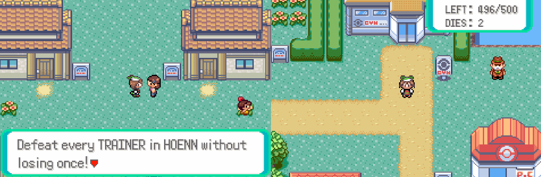 Pokémon Emerald Solo Leveling (GBA) Gameplay Screenshot 2 - Gohan's Tips