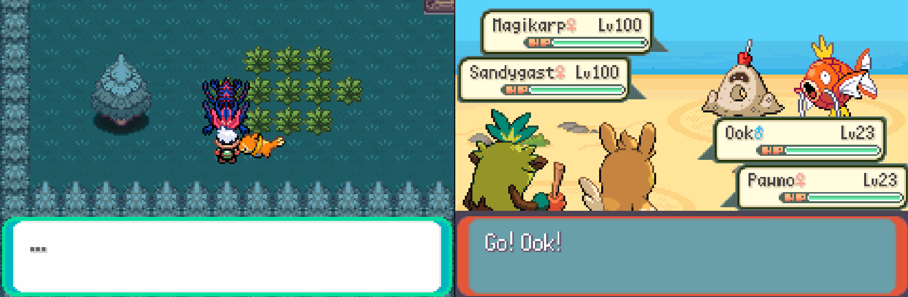 Pokémon Emerald Squared (GBA) Gameplay Screenshot 2 - Gohan's Tips