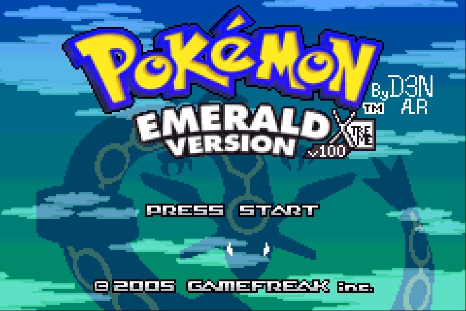 Pokémon Emerald Xtreme (GBA) Gameplay Screenshot 1 - Gohan's Tips