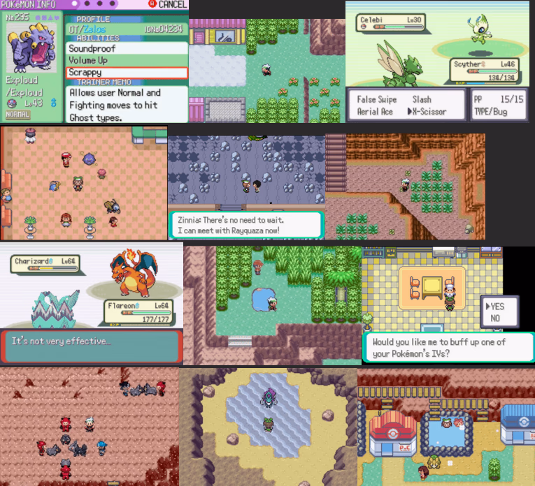 Pokémon Energized Emerald (GBA) Gameplay Screenshot 1 - Gohan's Tips