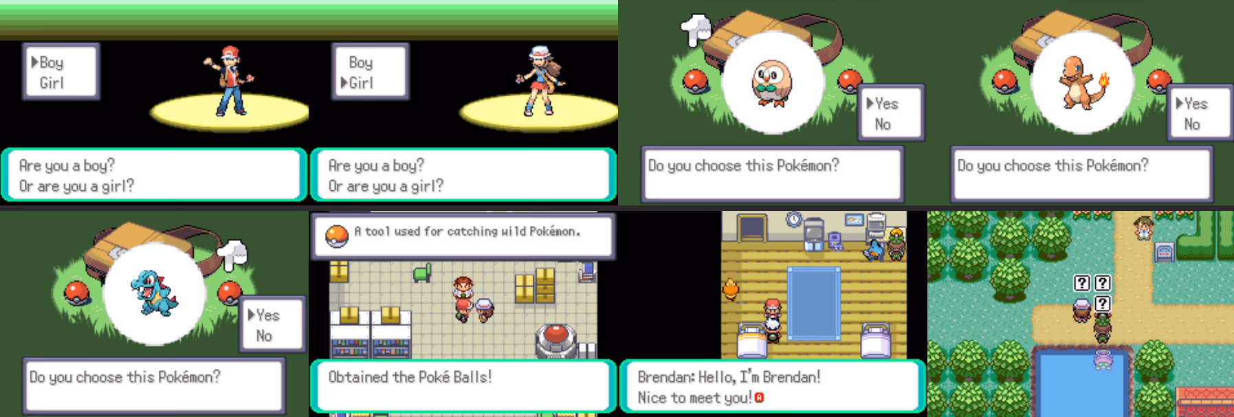 Pokémon Exceeded (GBA) Gameplay Screenshot 1 - Gohan's Tips