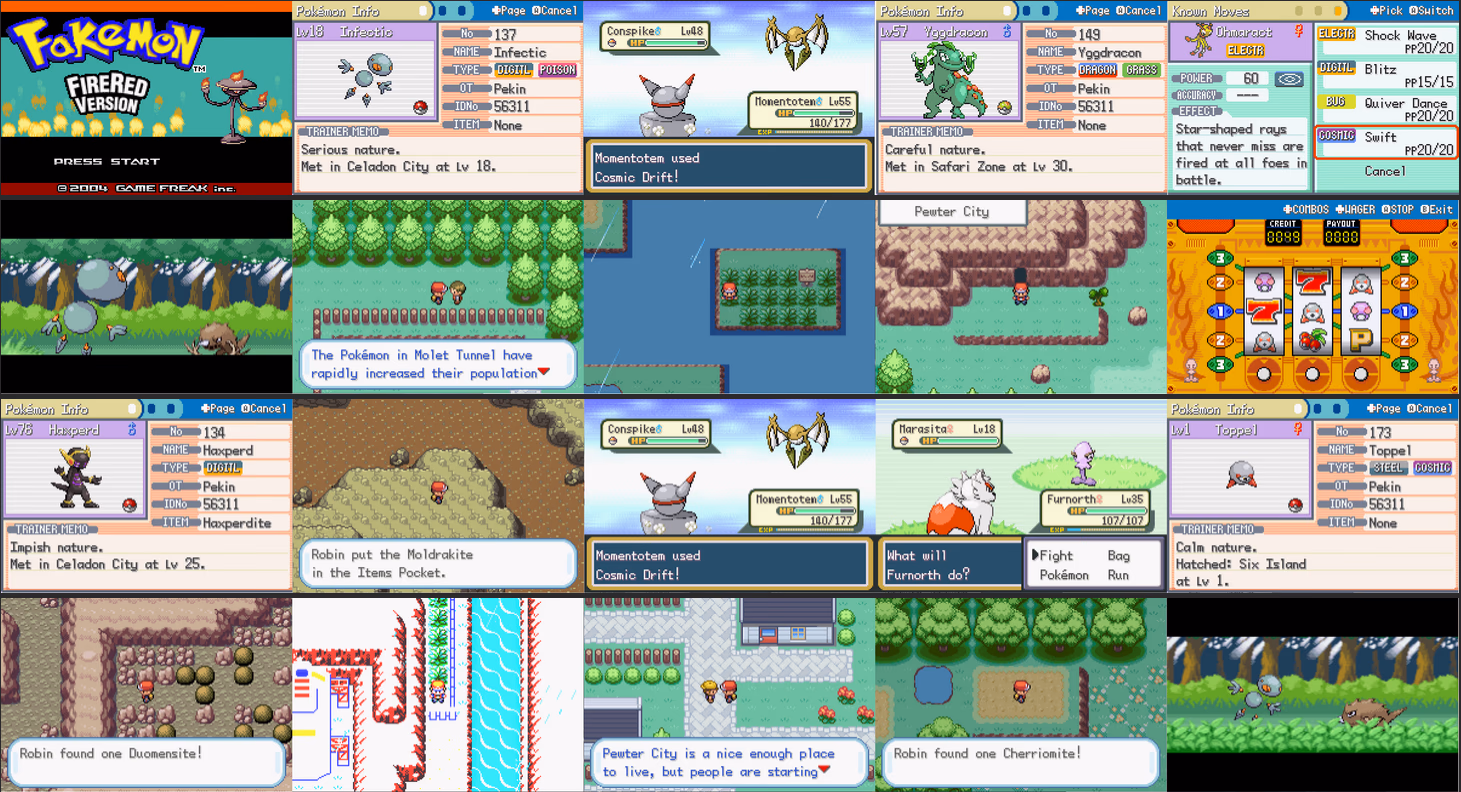 Pokémon Fakemon Firered V2.0 (GBA) Gameplay Screenshot 1 - Gohan's Tips