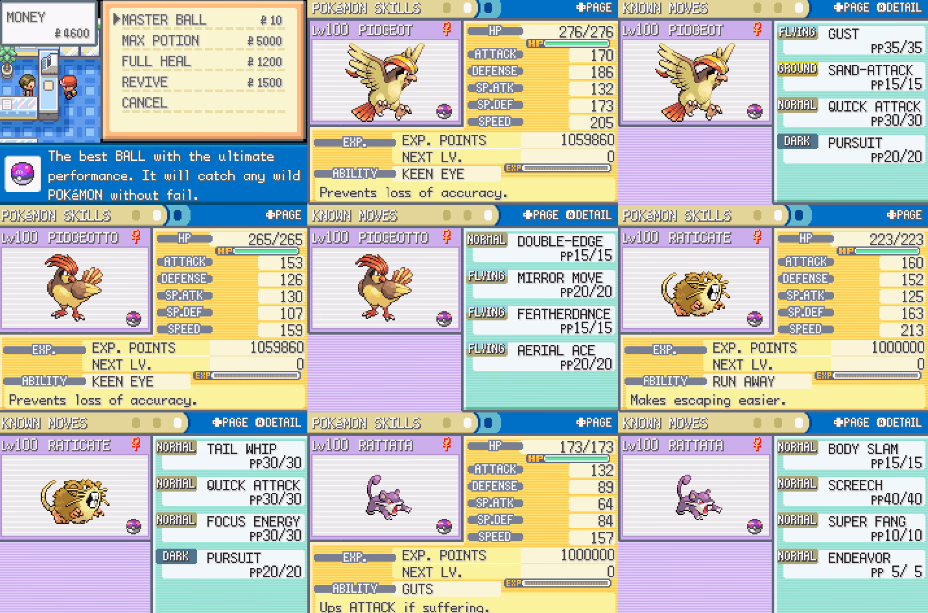 Pokémon Fire Red 20XX (GBA) Gameplay Screenshot 1 - Gohan's Tips