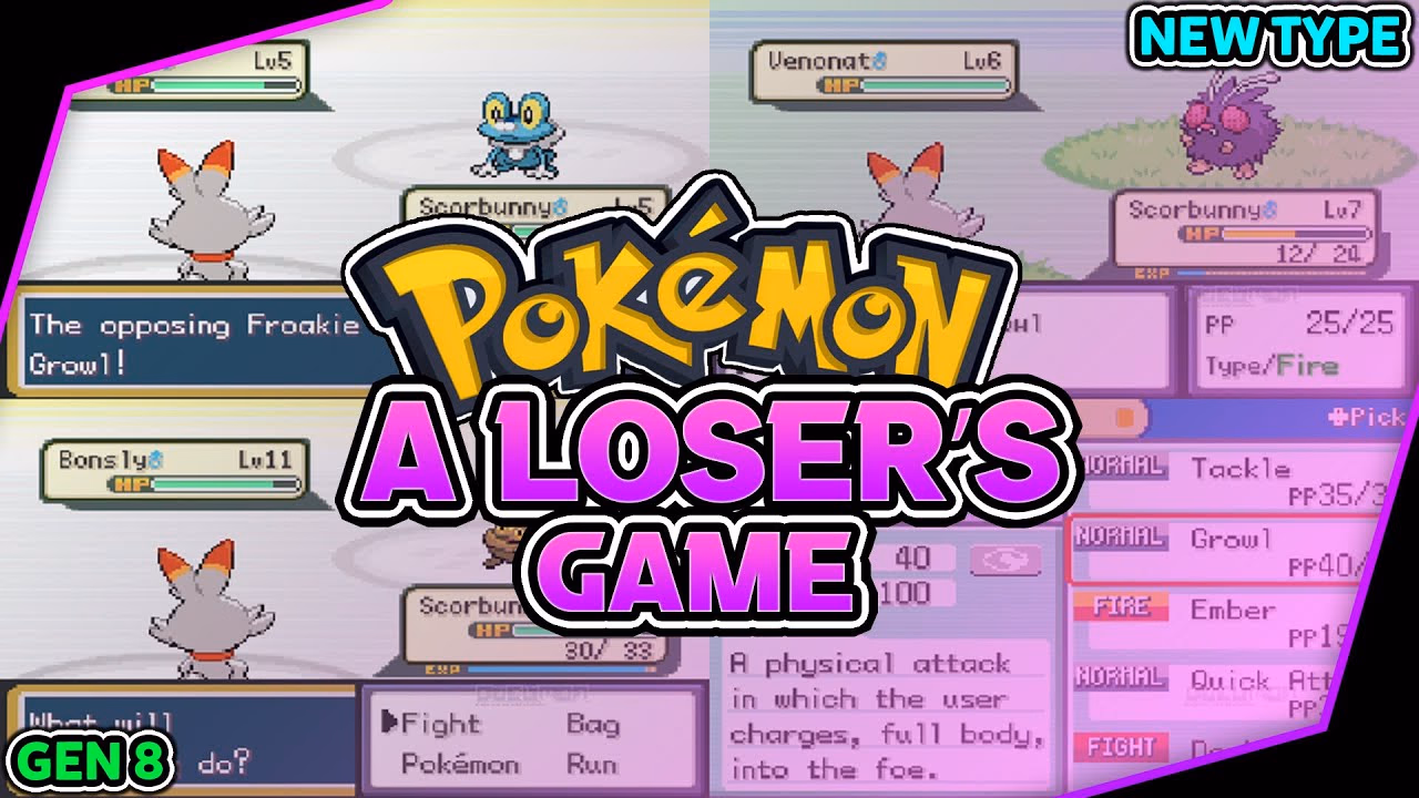 Download Pokémon Fire Red a Loser's Game GBA ROM Hack - Background Aura - Gohan's Tips