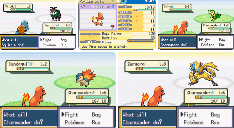 Pokémon Fire Sun Hard (GBA) Gameplay Screenshot 1 - Gohan's Tips