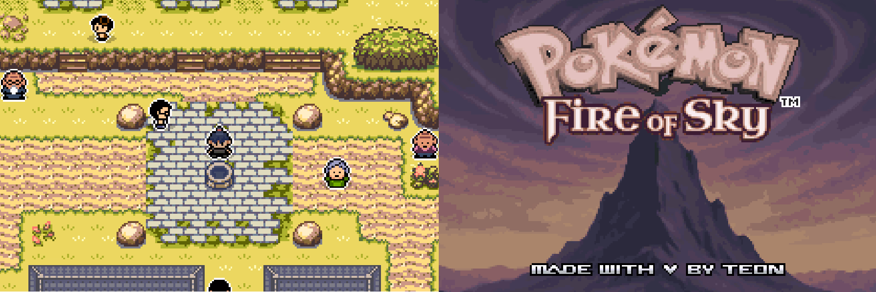 Pokémon Fire of Sky (GBA) Gameplay Screenshot 1 - Gohan's Tips