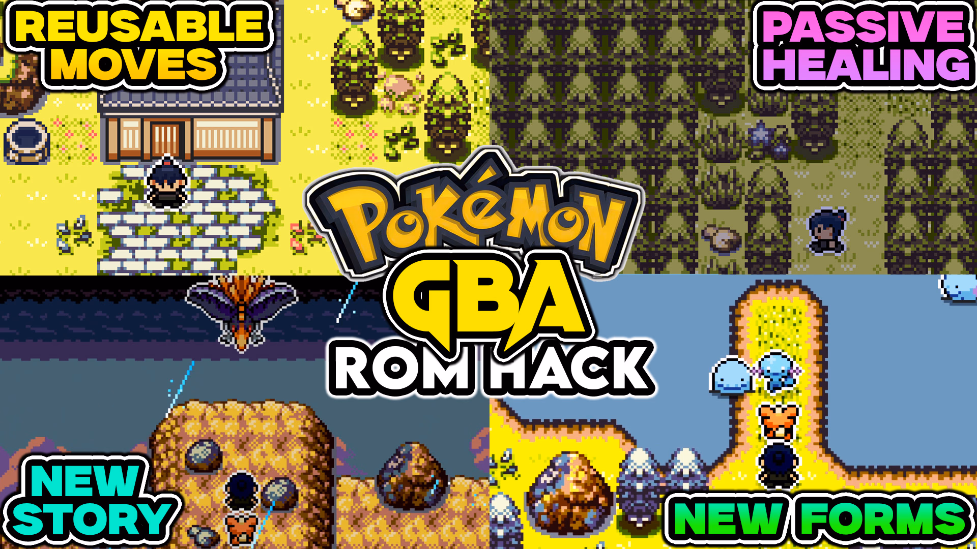 Download Pokémon Fire of Sky GBA ROM Hack - Background Aura - Gohan's Tips