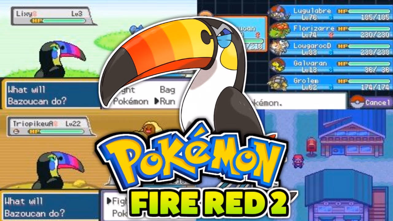 Download Pokémon FireRed 2 GBA ROM Hack - Background Aura - Gohan's Tips