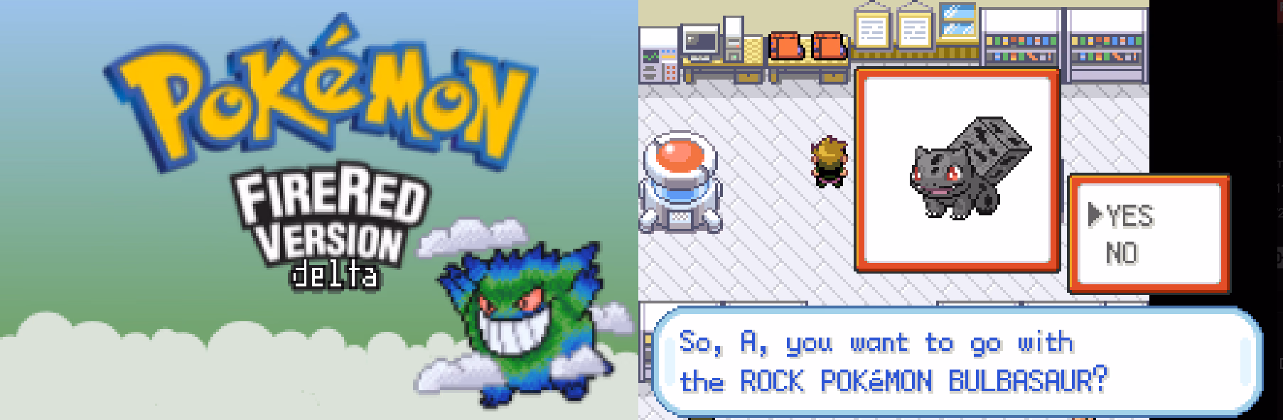 Pokémon Firered Delta (GBA) Gameplay Screenshot 1 - Gohan's Tips