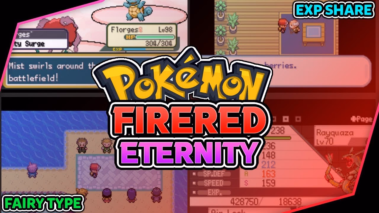 Download Pokémon Firered Eternity GBA ROM Hack - Background Aura - Gohan's Tips