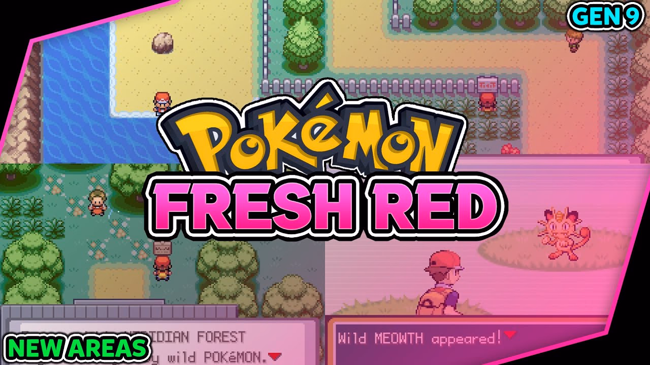 Download Pokémon Fresh Red GBA ROM Hack - Background Aura - Gohan's Tips