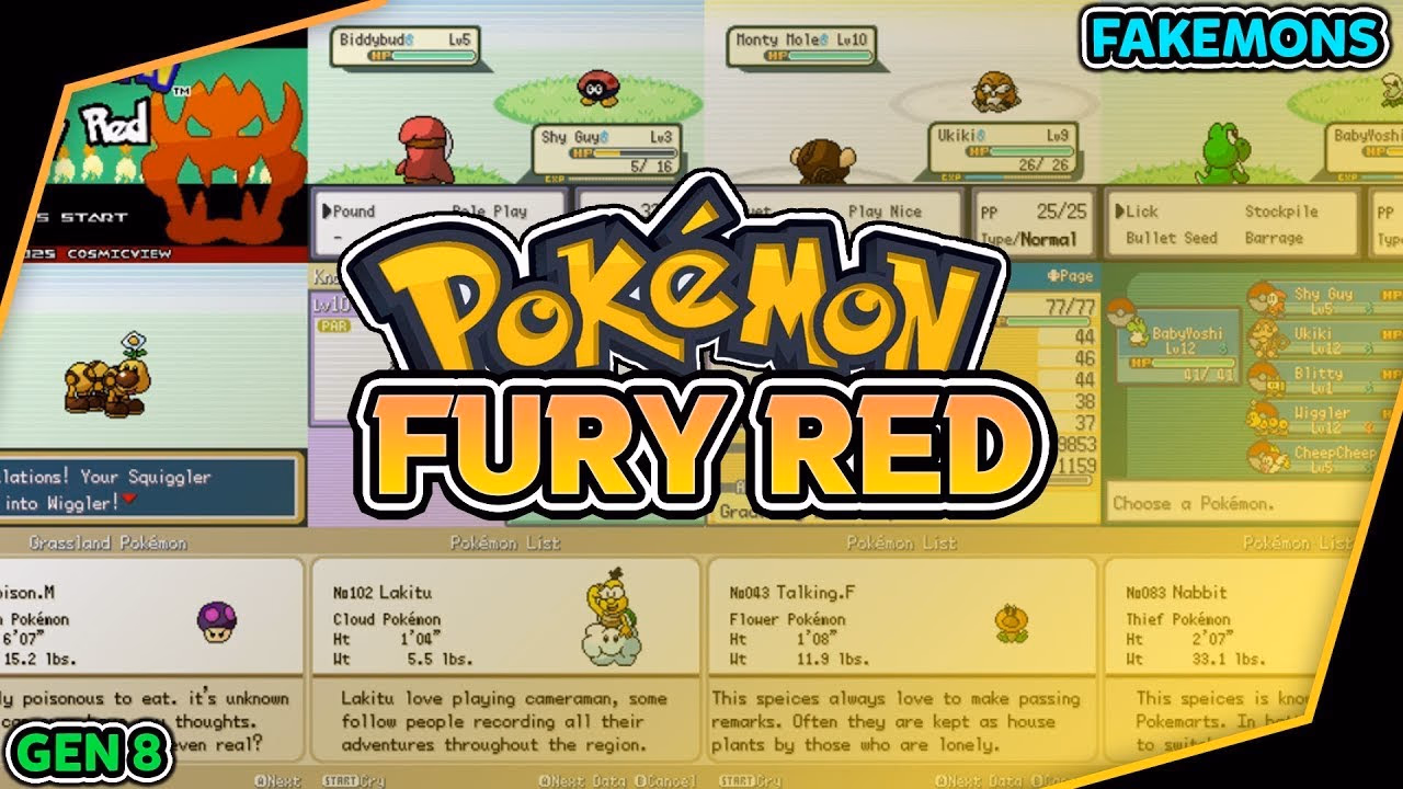 Download Pokémon Fury Red GBA ROM Hack - Background Aura - Gohan's Tips
