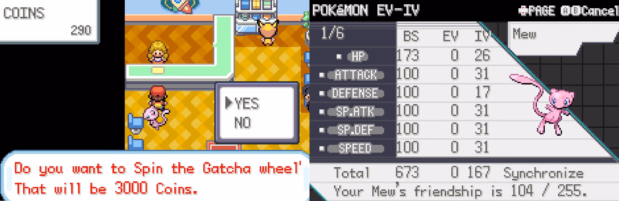 Pokémon Giga Red (GBA) Gameplay Screenshot 3 - Gohan's Tips