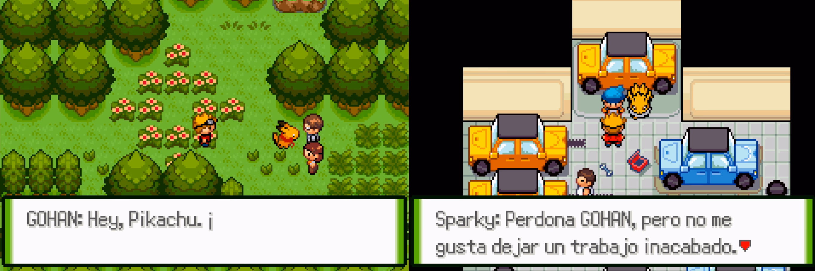 Pokémon Glazed DX (GBA) Gameplay Screenshot 1 - Gohan's Tips