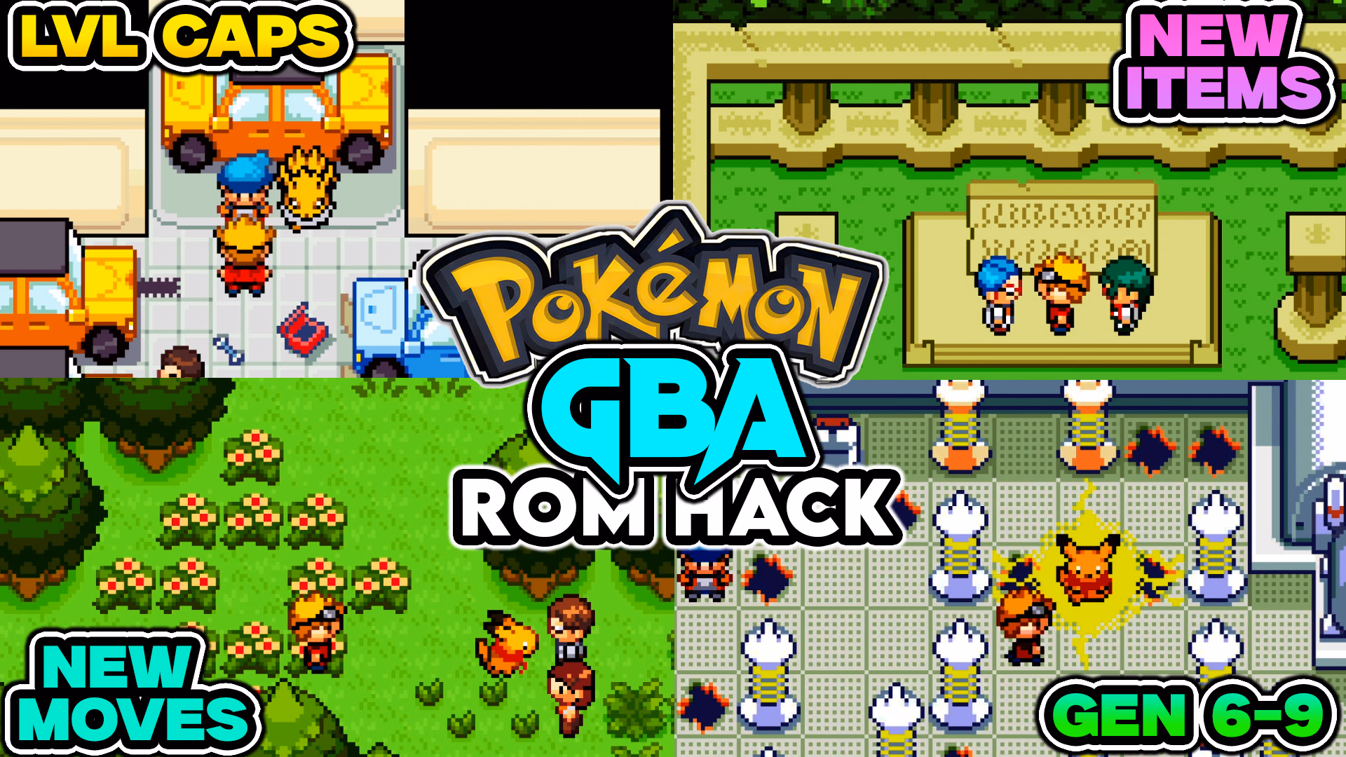 Download Pokémon Glazed DX GBA ROM Hack - Background Aura - Gohan's Tips