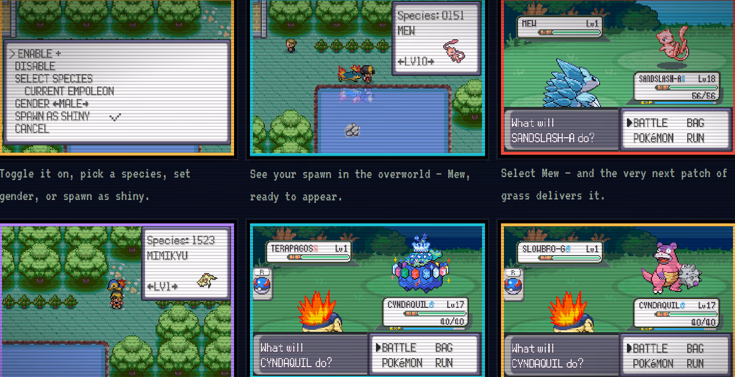 Pokémon Heart & Soul Foolproof Mod (GBA) Gameplay Screenshot 2 - Gohan's Tips