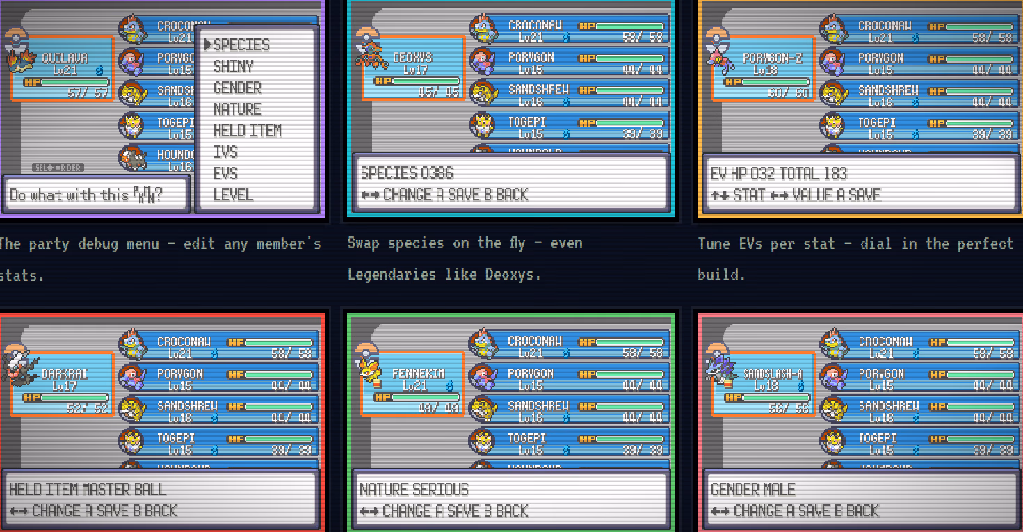 Pokémon Heart & Soul Foolproof Mod (GBA) Gameplay Screenshot 3 - Gohan's Tips